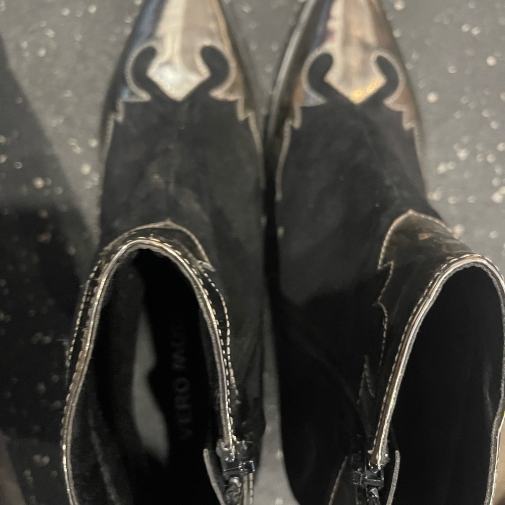 Vero Moda Black and Silver Women's Boots